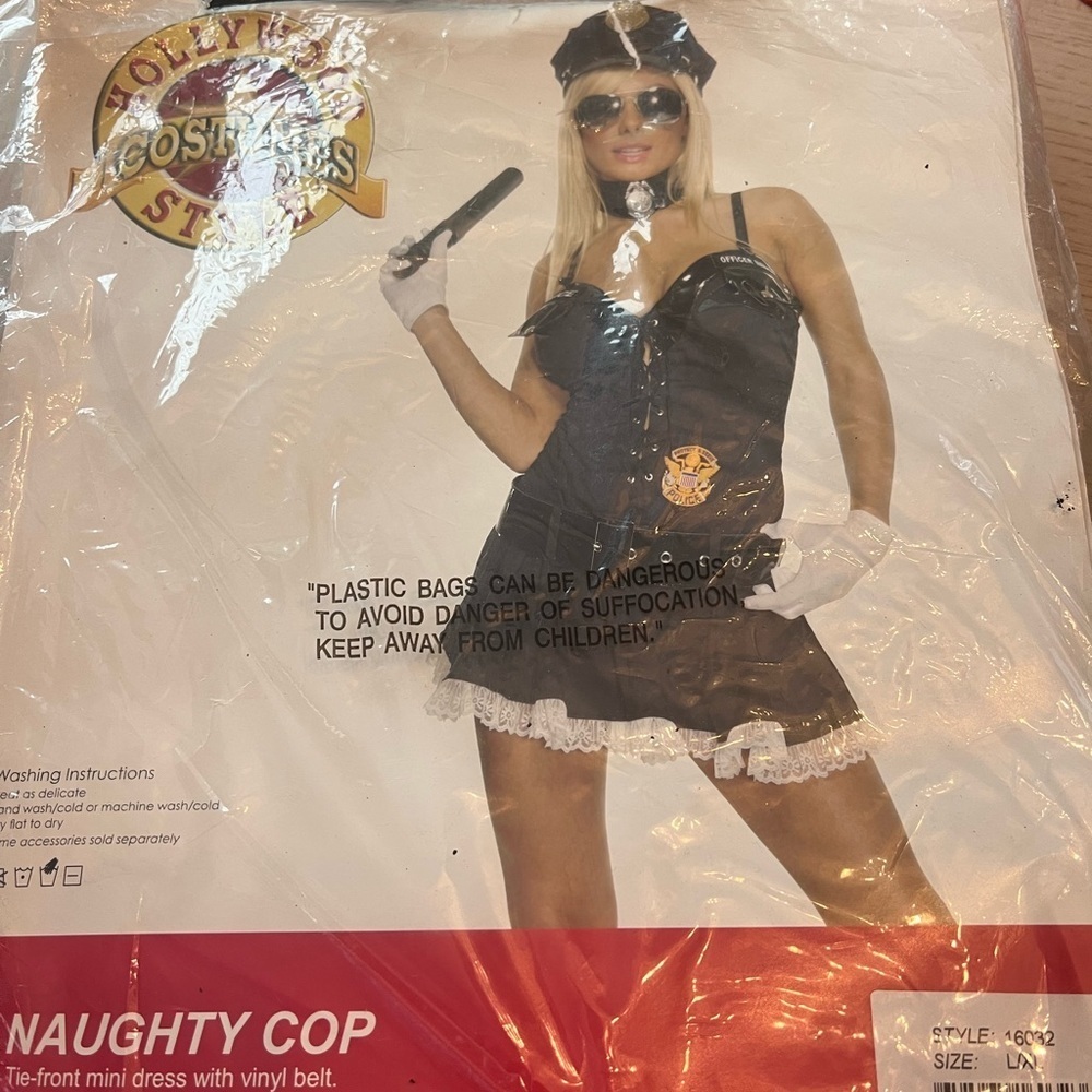 Naughty Cop Halloween Costume